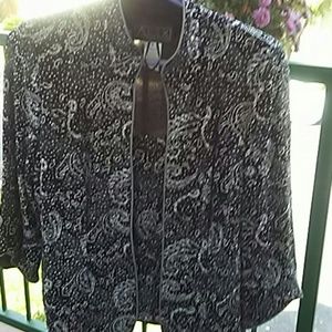 Alex Evenings 2 piece acetate-spandex